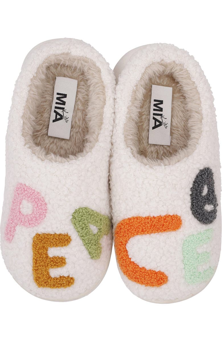 MIA Kids' Little Cozi Slipper, Alternate, color, Peace