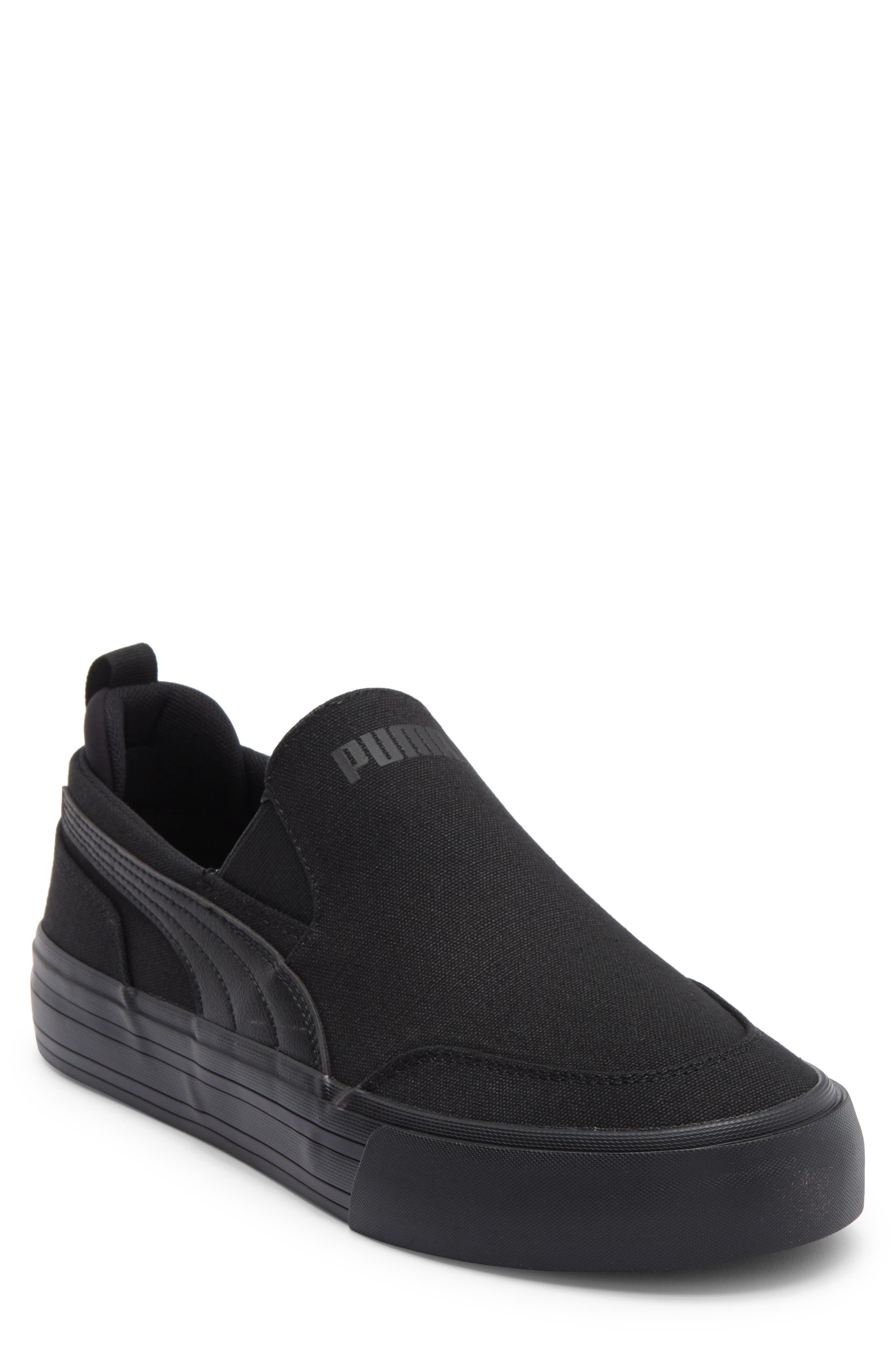 PUMA Court Classic Slip-On Sneaker, Main, color, Puma Black/ Puma Black