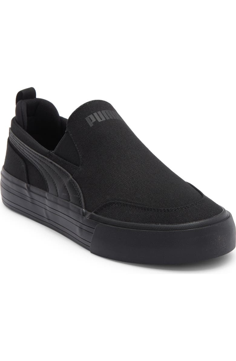 PUMA Court Classic Slip-On Sneaker, Main, color, Puma Black/ Puma Black