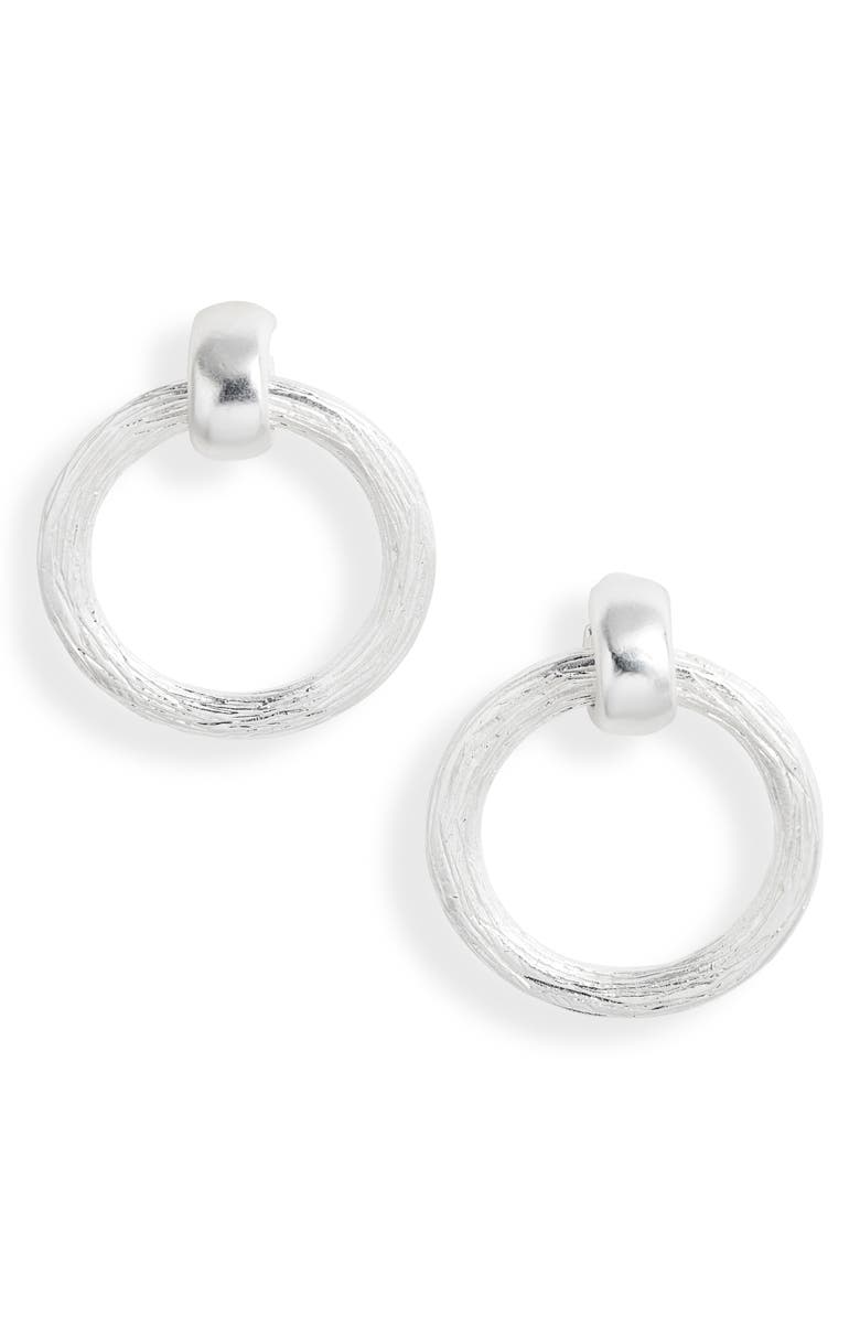 Karine Sultan Large Door Knocker Earrings, Main, color, 