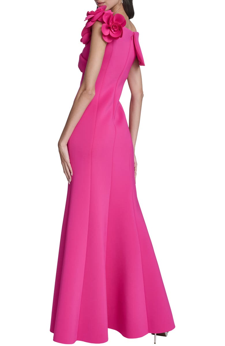 Eliza J Floral Off the Shoulder Mermaid Gown, Alternate, color,