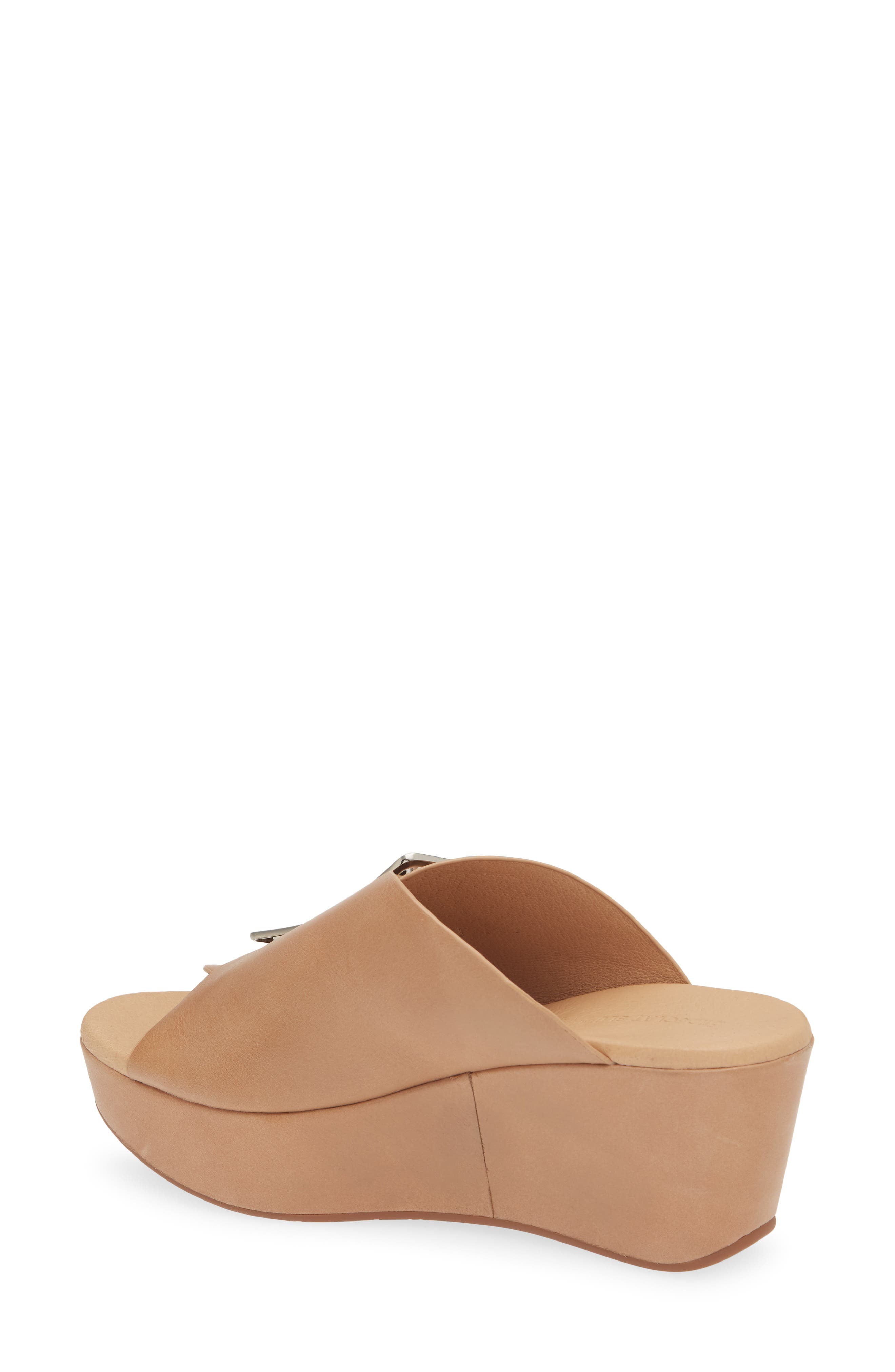 Yasha Platform Wedge Sandal, Alternate, color, SAND LEATHER