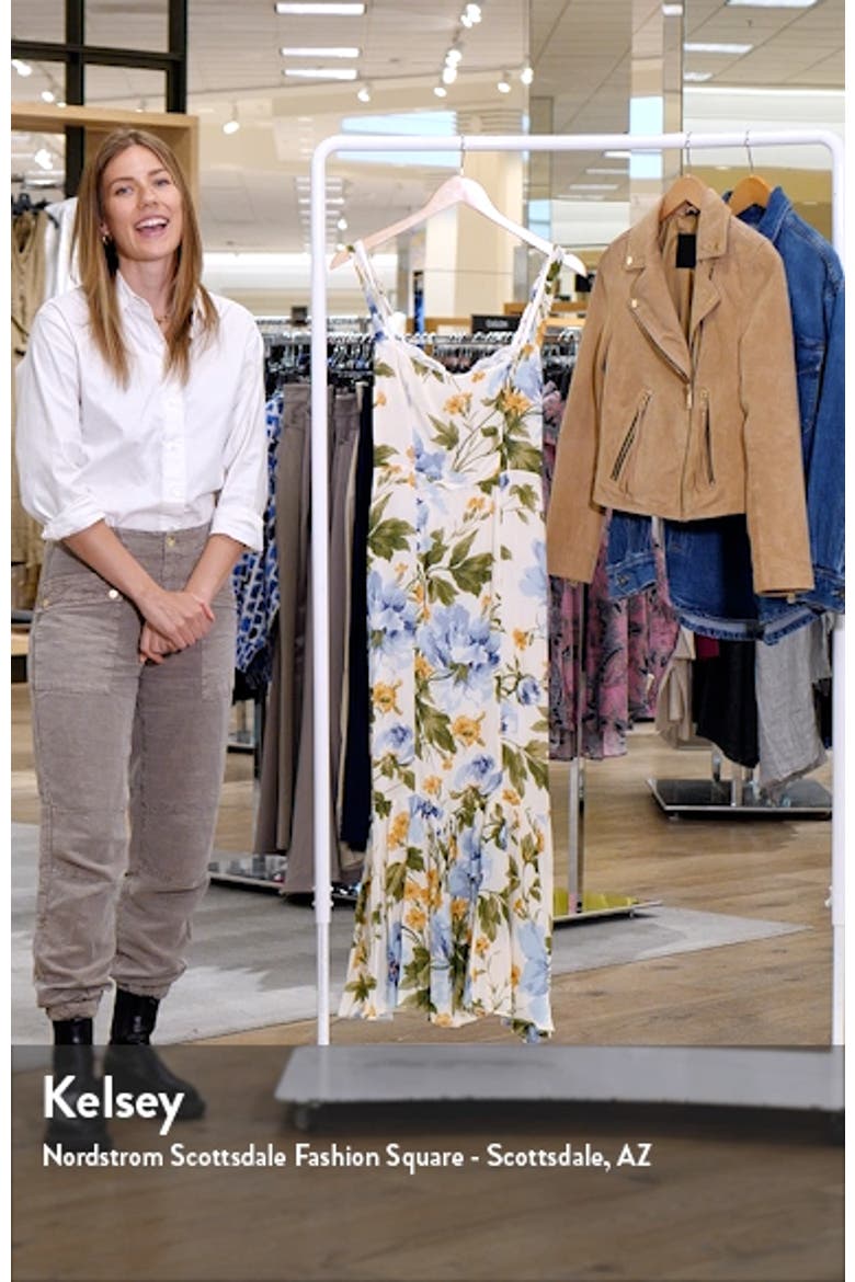 Irisa Floral Trumpet Dress video