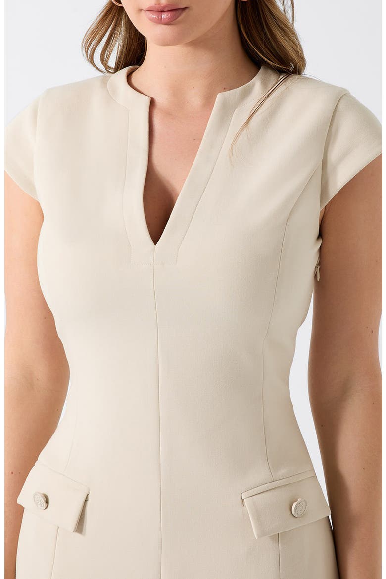 Joandra Pleated Minidress, Alternate, color, MEDIU