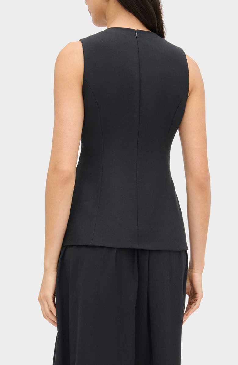 ALIGNE Harley Mixed Media Sleeveless Dress, Alternate, color, Black