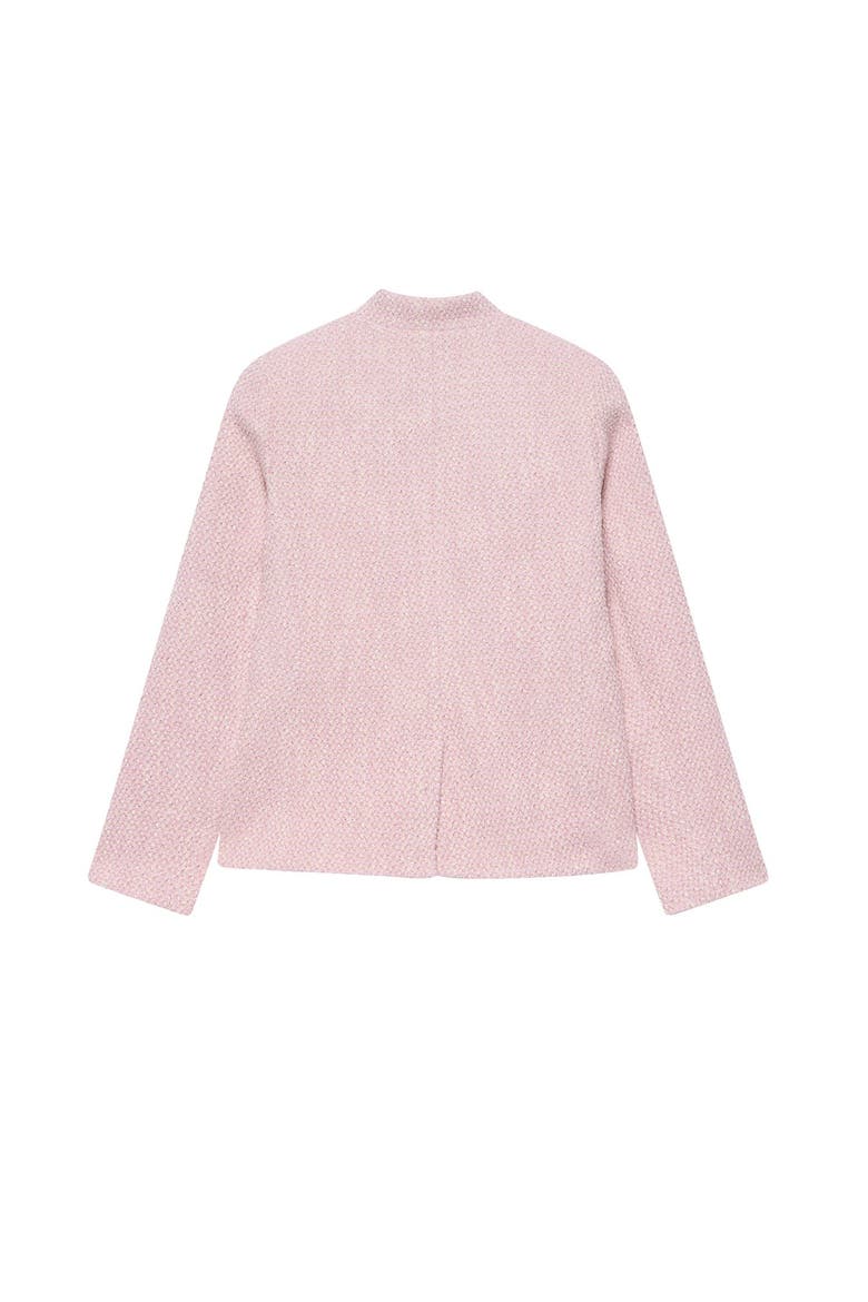 Cotton Blend Boucle Jacket, Alternate, color, Light Pink