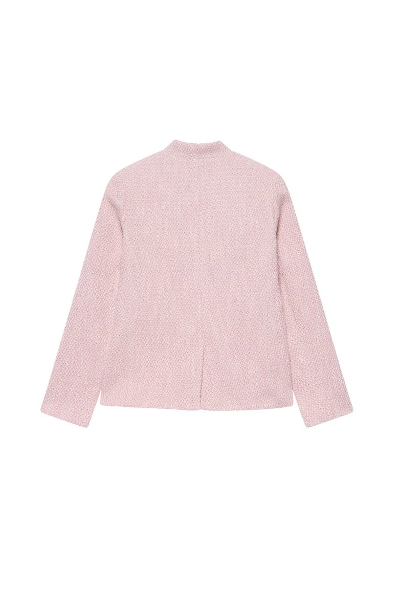 MINT VELVET Cotton Blend Boucle Jacket, Alternate, color, Light Pink