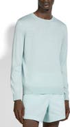 ZEGNA Crossover Silk Blend Crewneck Sweater