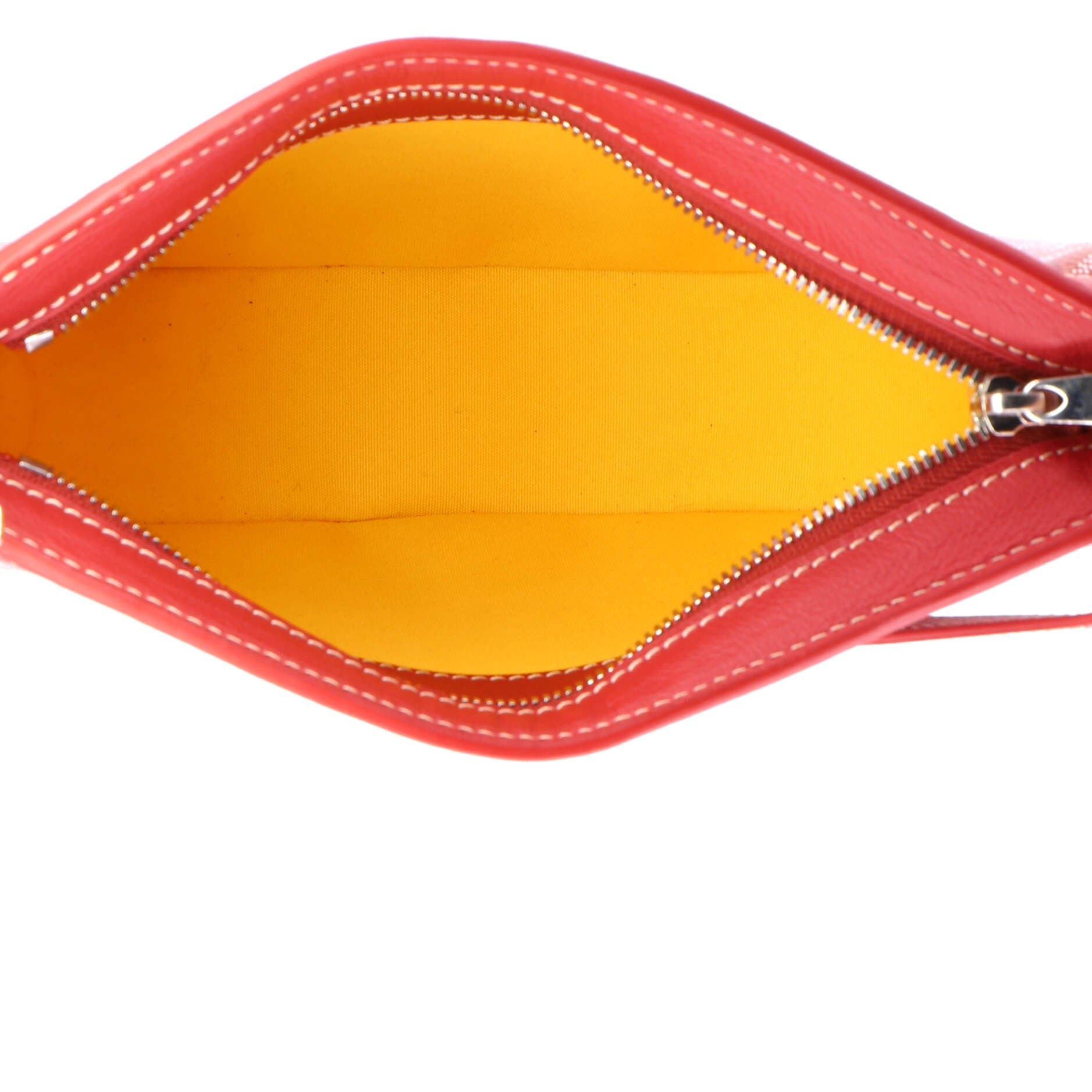 Pre-Owned Goyard Hirondelle Shoulder Bag Coated Canvas and Leather, Alternate, color, Red