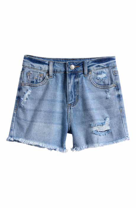 Tractr Kids' Distressed Cut Off Denim Shorts