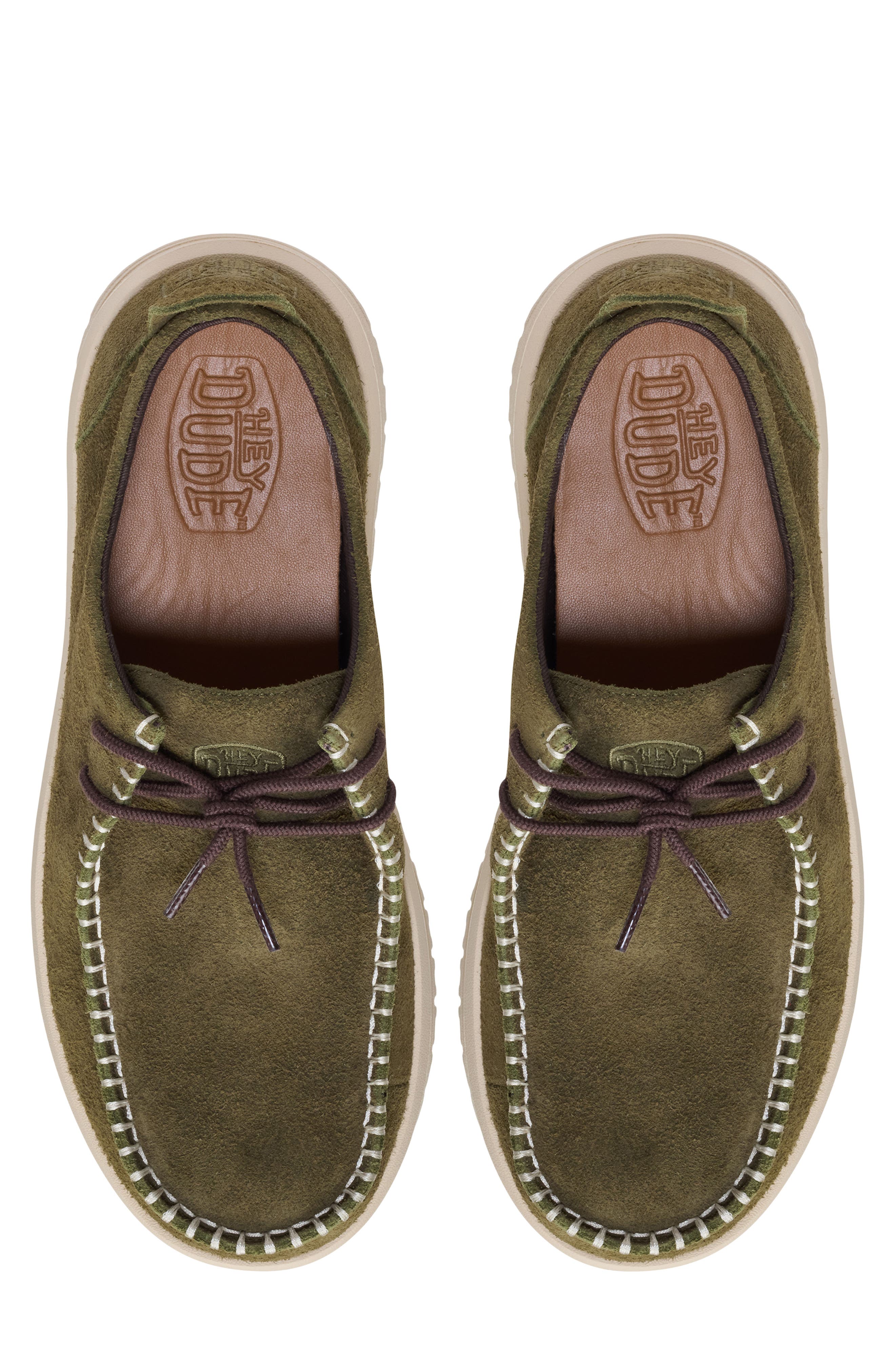 Wally NXT Moc Toe Lace-Up, Alternate, color, BURNT OLIVE/WOOD ASH