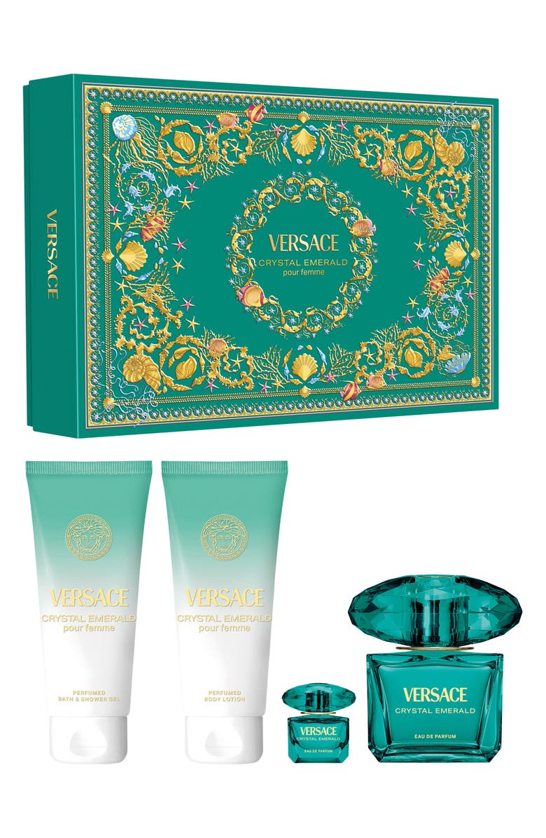 Versace Crystal Emerald Eau de Parfum Gift Set $220 Value, Main, color, 