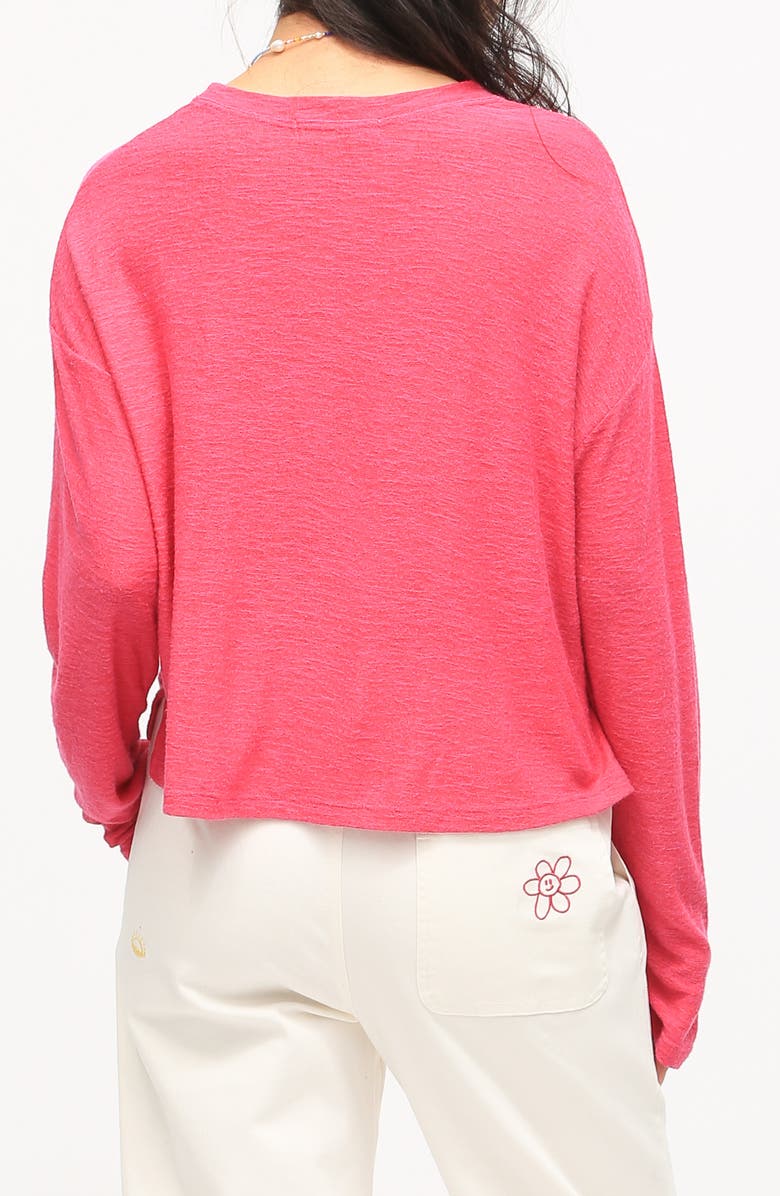 Electric & Rose Lane Crewneck Crop Jersey T-Shirt, Alternate, color,