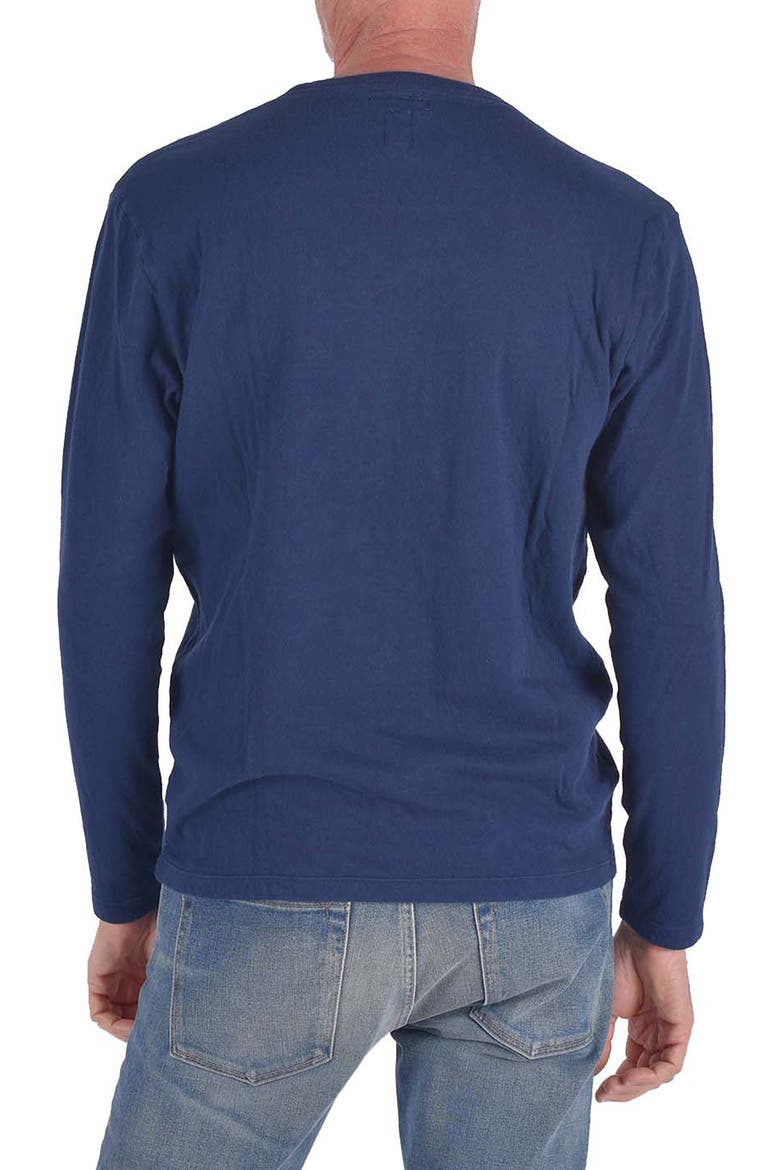 The Drill Long Sleeve Cotton T-Shirt, Alternate, color, NAVY