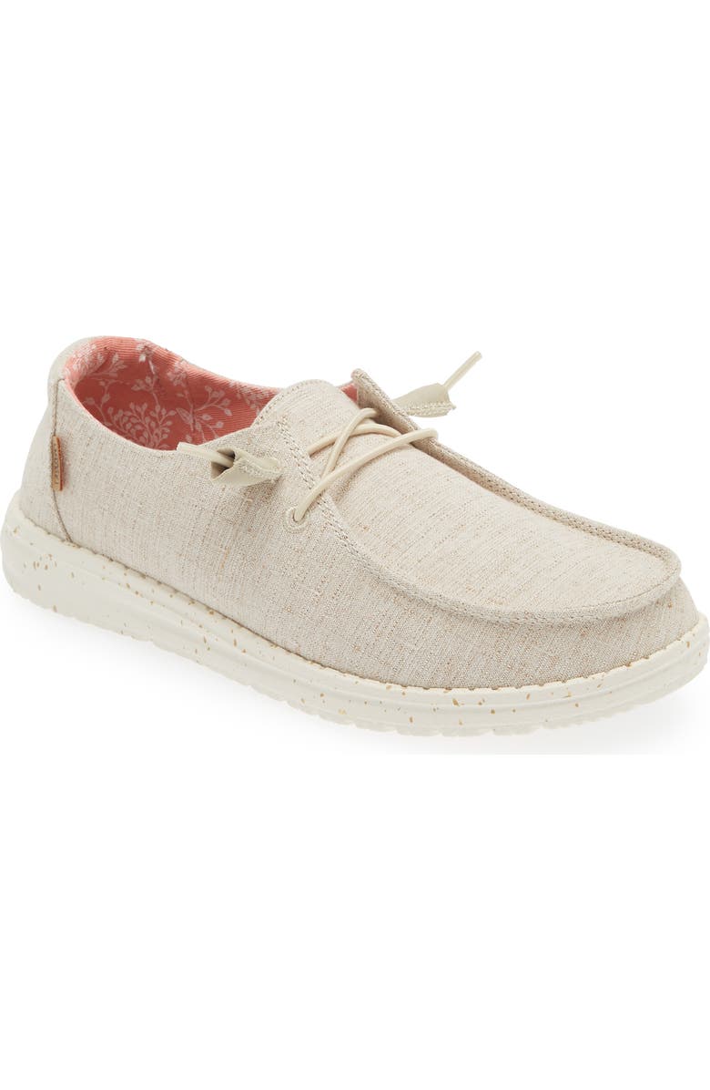 Hey Dude Wendy Chambray Boat Shoe, Main, color,