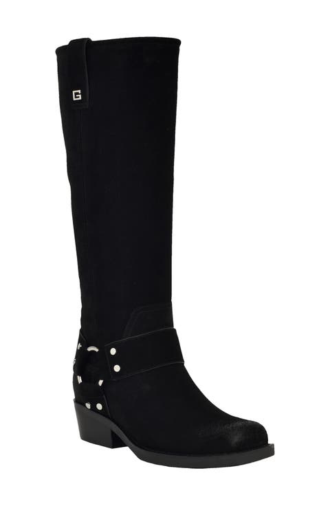 Harness Knee High Boot (Women)