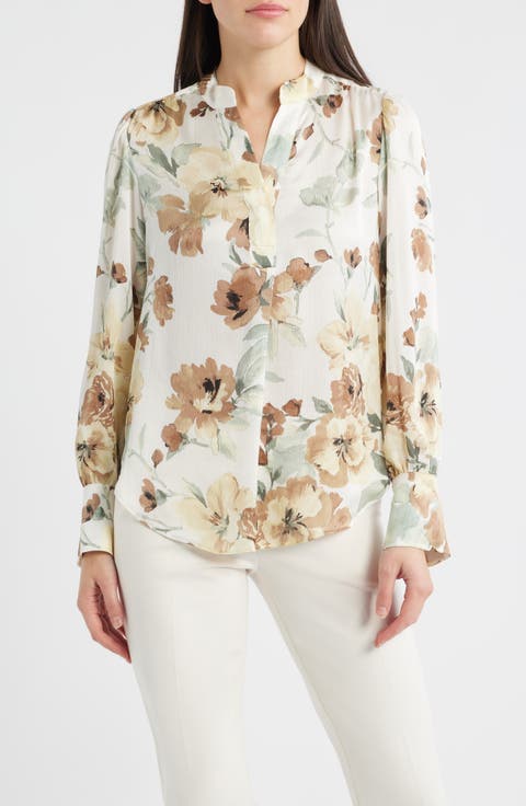Floral Satin Top
