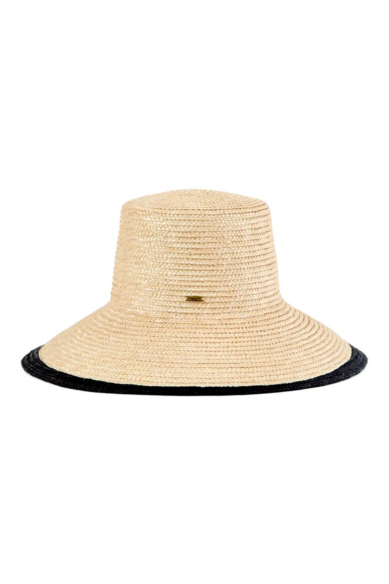 Annabelle UPF 50+ Wide Brim Straw Sun Hat, Alternate, color, IVORY