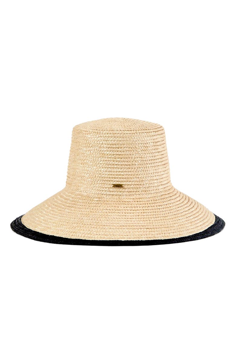 Eugenia Kim Annabelle UPF 50+ Wide Brim Straw Sun Hat, Alternate, color, 