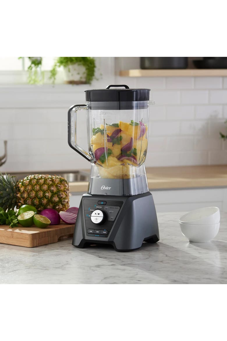Texture Select 8 Cup 1200 Watt All Metal Drive Plastic Jar Blender with 9 Settings, Alternate, color, Silver