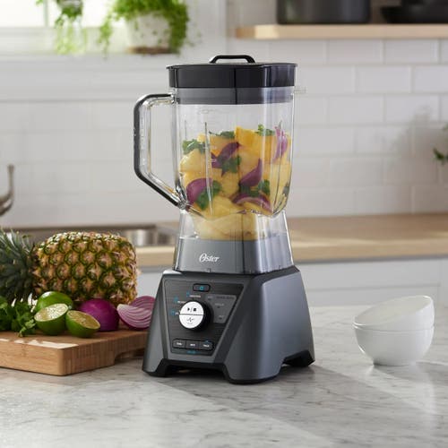 Oster Texture Select 8 Cup 1200 Watt All Metal Drive Plastic Jar Blender With 9 Settings In Black