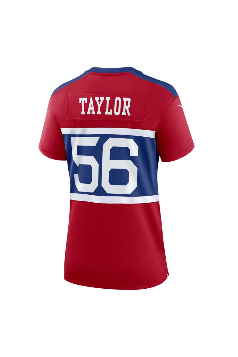 Women's Nike Lawrence Taylor Century Red New York Giants Alternate Retired Player Game Jersey, Alternate, color, Red