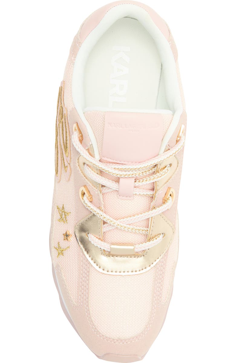KARL LAGERFELD PARIS Masrina Lace Up Sneaker, Alternate, color, Light Blush