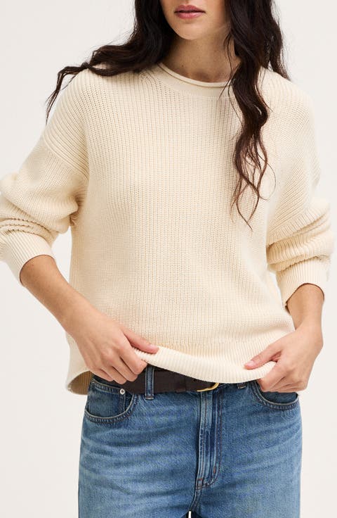 The Arden Crewneck Cotton Sweater