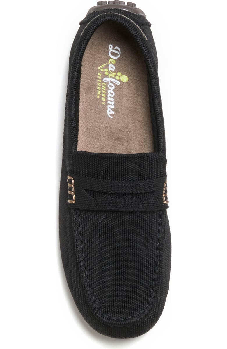 DEARFOAMS Hazel Stretch Knit Driving Loafer Slipper, Alternate, color,