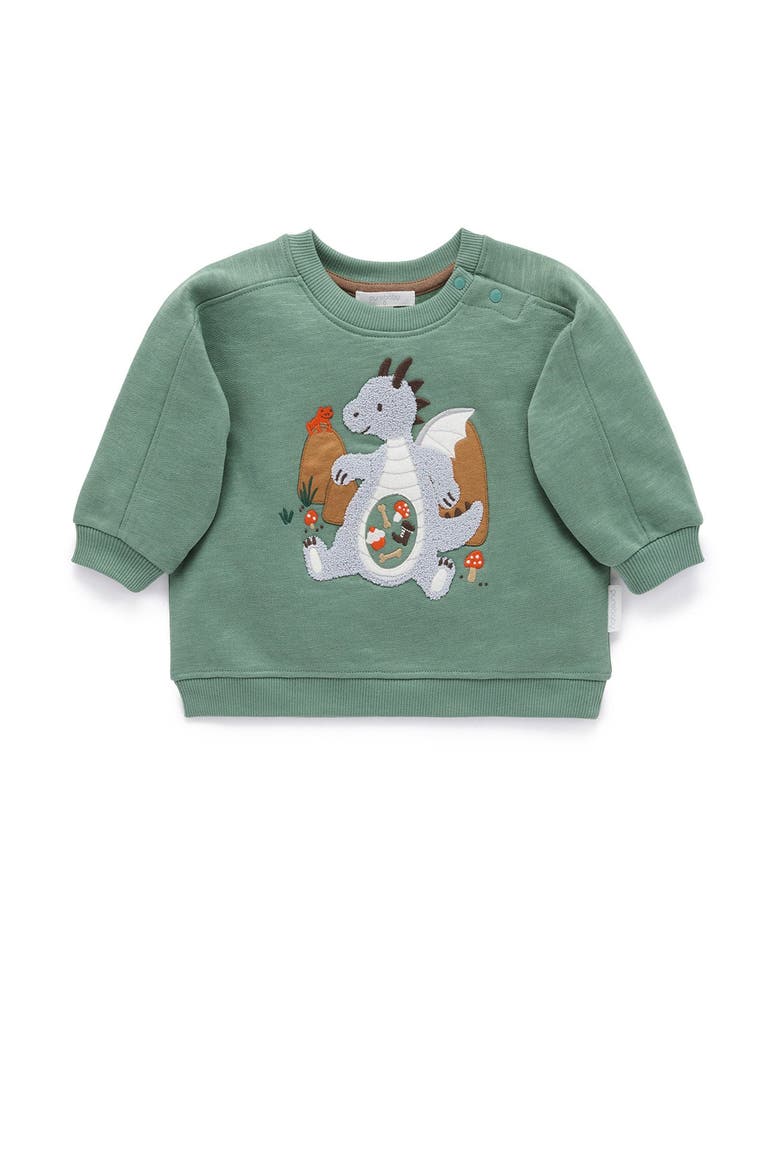 Hungry Dragon Sweater, Main, color, Glade
