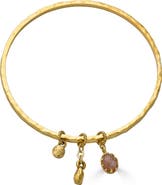 Loni Paul Jewelry Peach Moonstone Talisman Bangle Bracelet