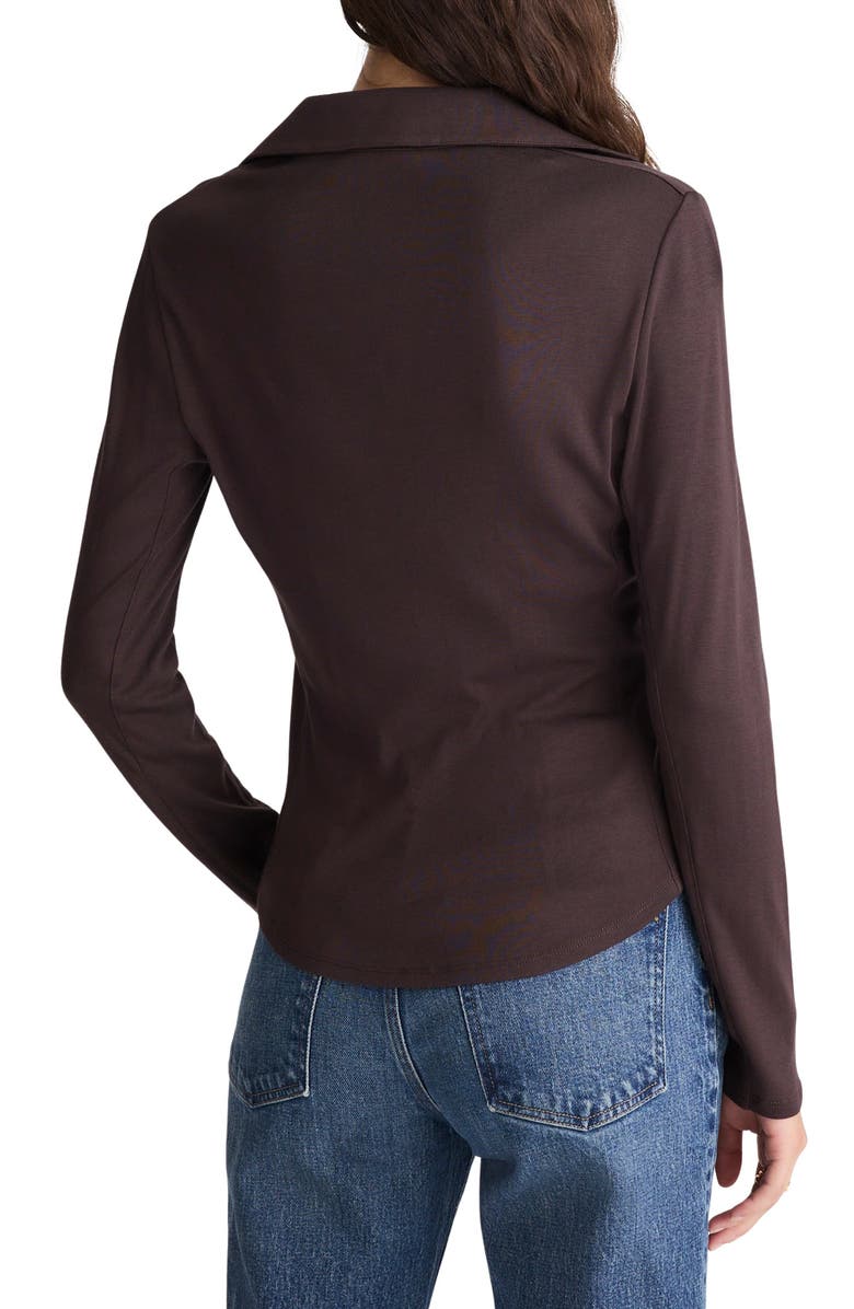 Madewell Camp Long Sleeve Button-Up Shirt, Alternate, color, Molasses