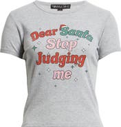 Vinyl Icons Deart Santa Graphic Baby Tee