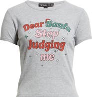 Vinyl Icons Deart Santa Graphic Baby Tee