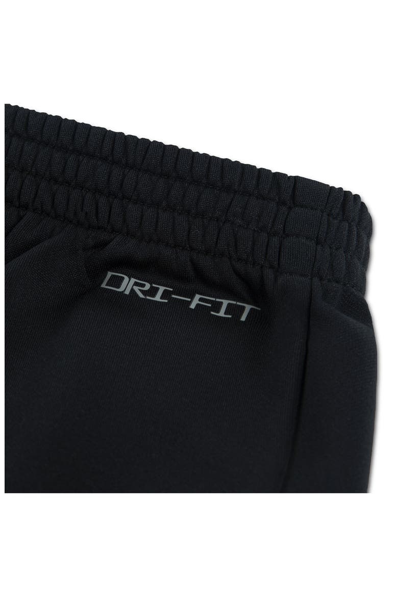 Kids' Dri-FIT Quarter Zip Pullover and Joggers Set, Alternate, color, BLACK