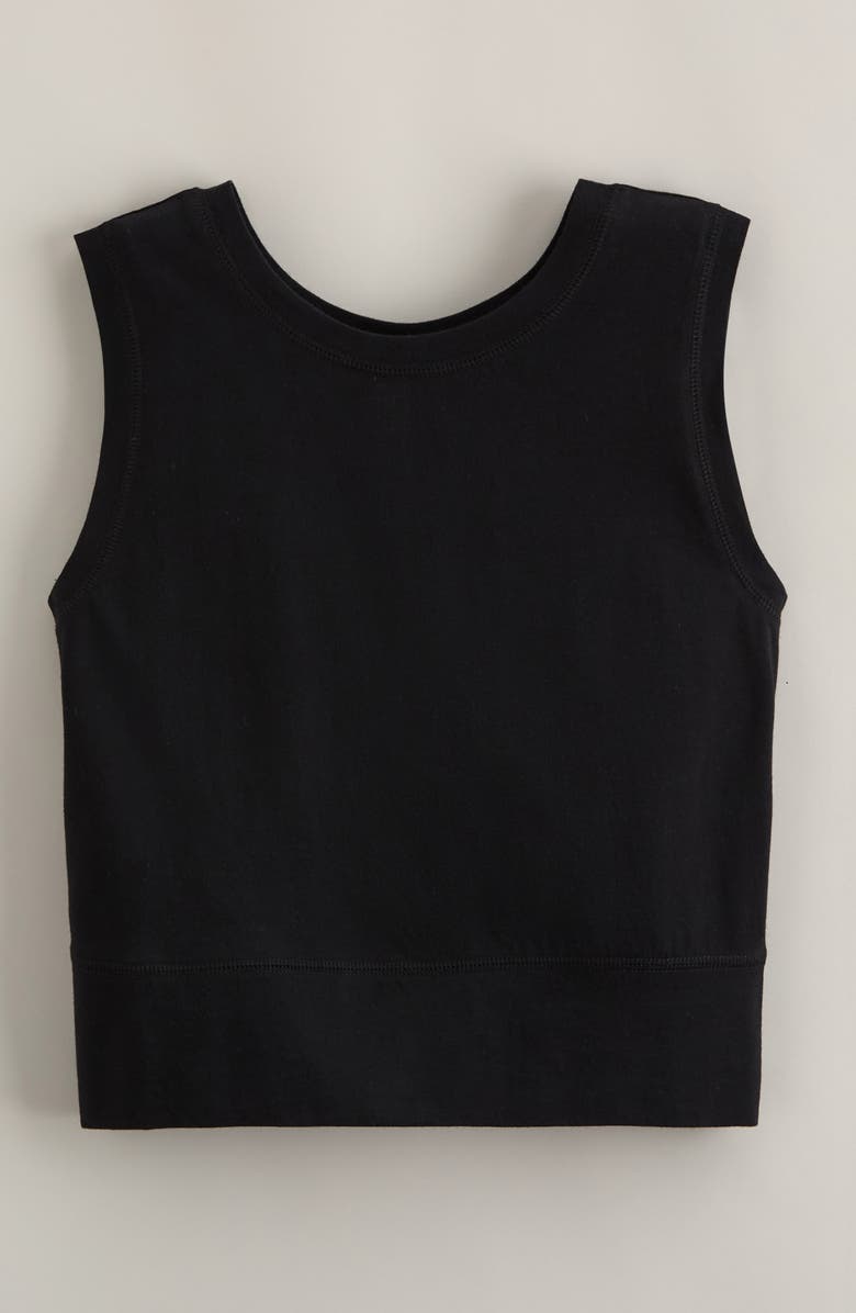 Zella Girl Kids' Turn Back Tank, Main, color, Black