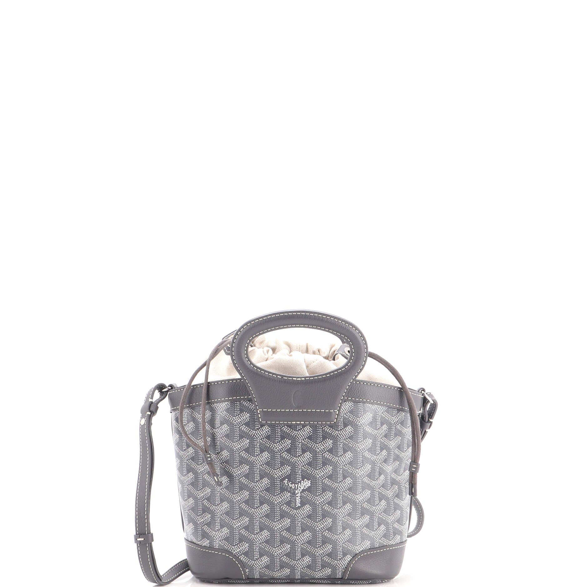 Beluga Bag Coated Canvas Mini, Main, color, Grey