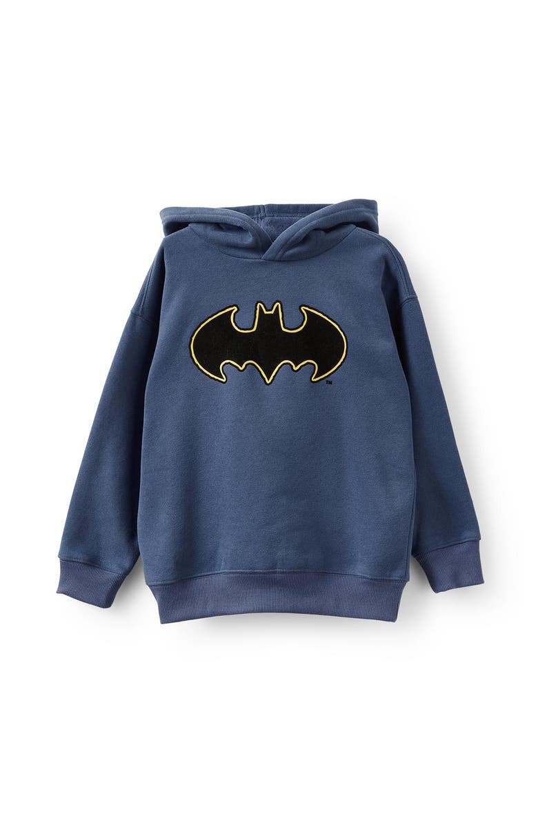 Cotton On Kids Kid's License Sammy Oversize Hoodie, Main, color, Deep Dive Batman