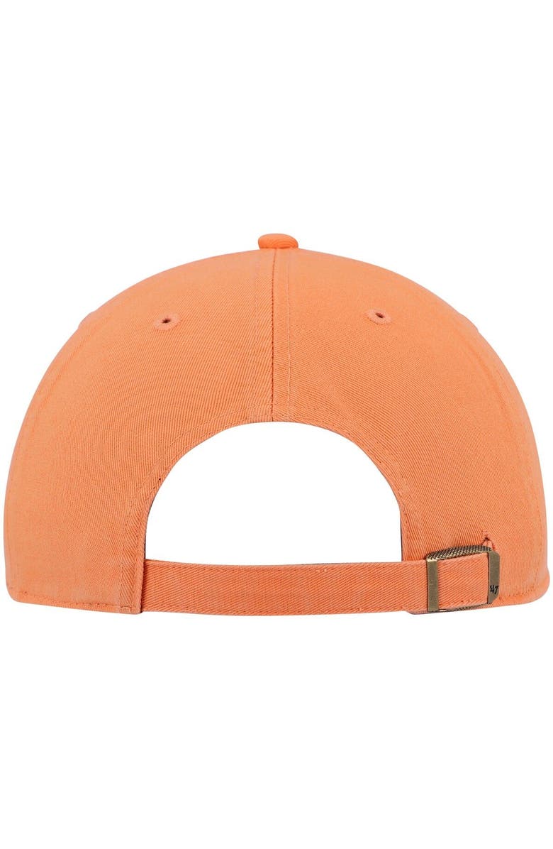 '47 Men's '47 Orange Pittsburgh Pirates Mango Magenta Undervisor Clean Up Adjustable Hat, Alternate, color,