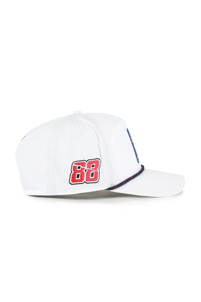 Men's '47  White Connor Zilisch Driver Hitch Rope brrr° Adjustable Hat, Alternate, color, White