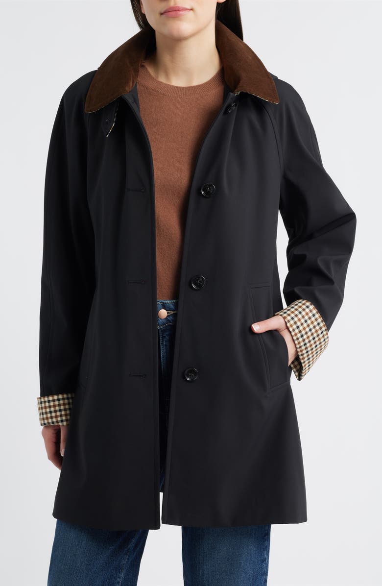 London Fog Topper Water Resistant Jacket, Alternate, color, Black