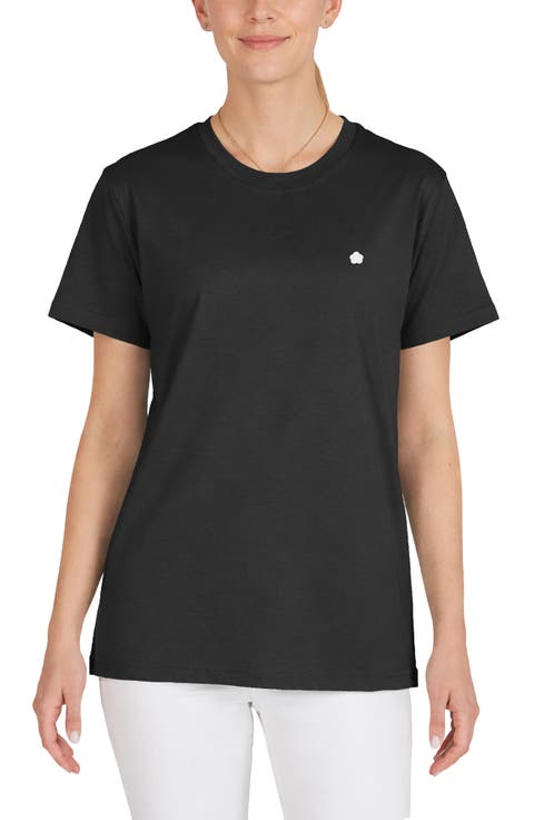 Womens Lil Flower Lightweight Jersey Tee