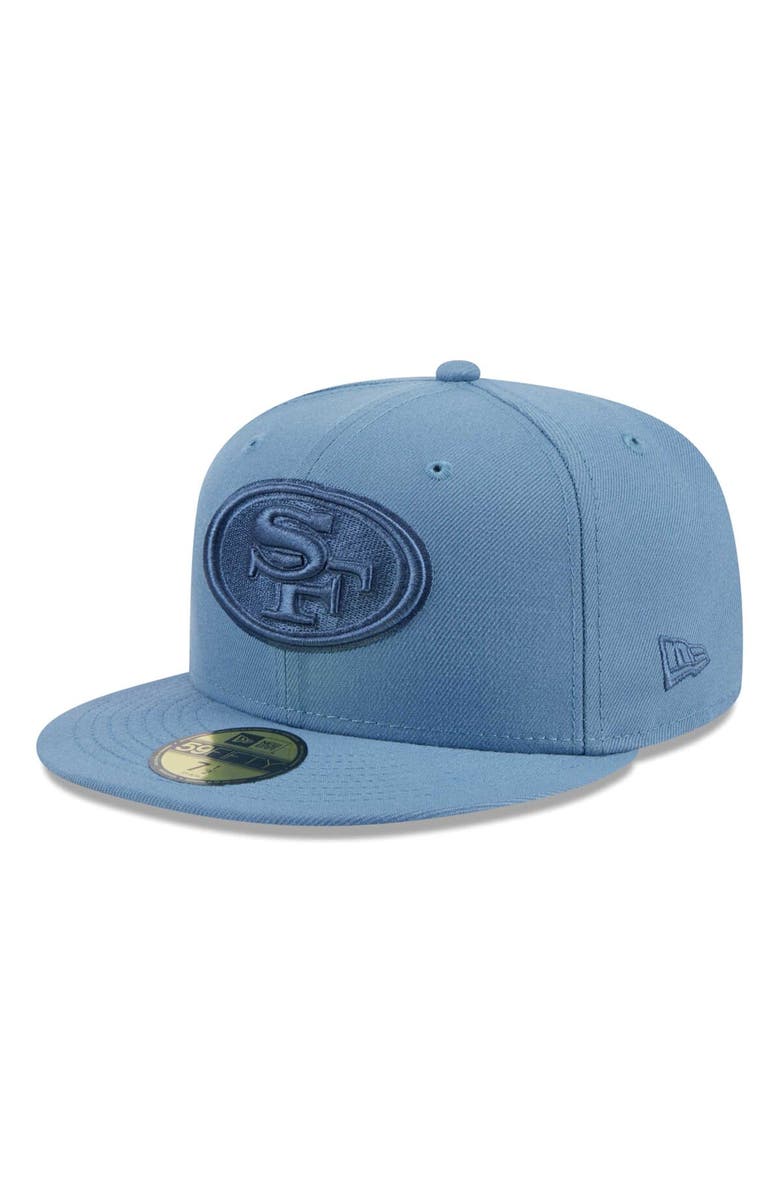 New Era Men's  New Era Blue San Francisco 49ers Color Pack 59FIFTY Fitted Hat, Main, color, 