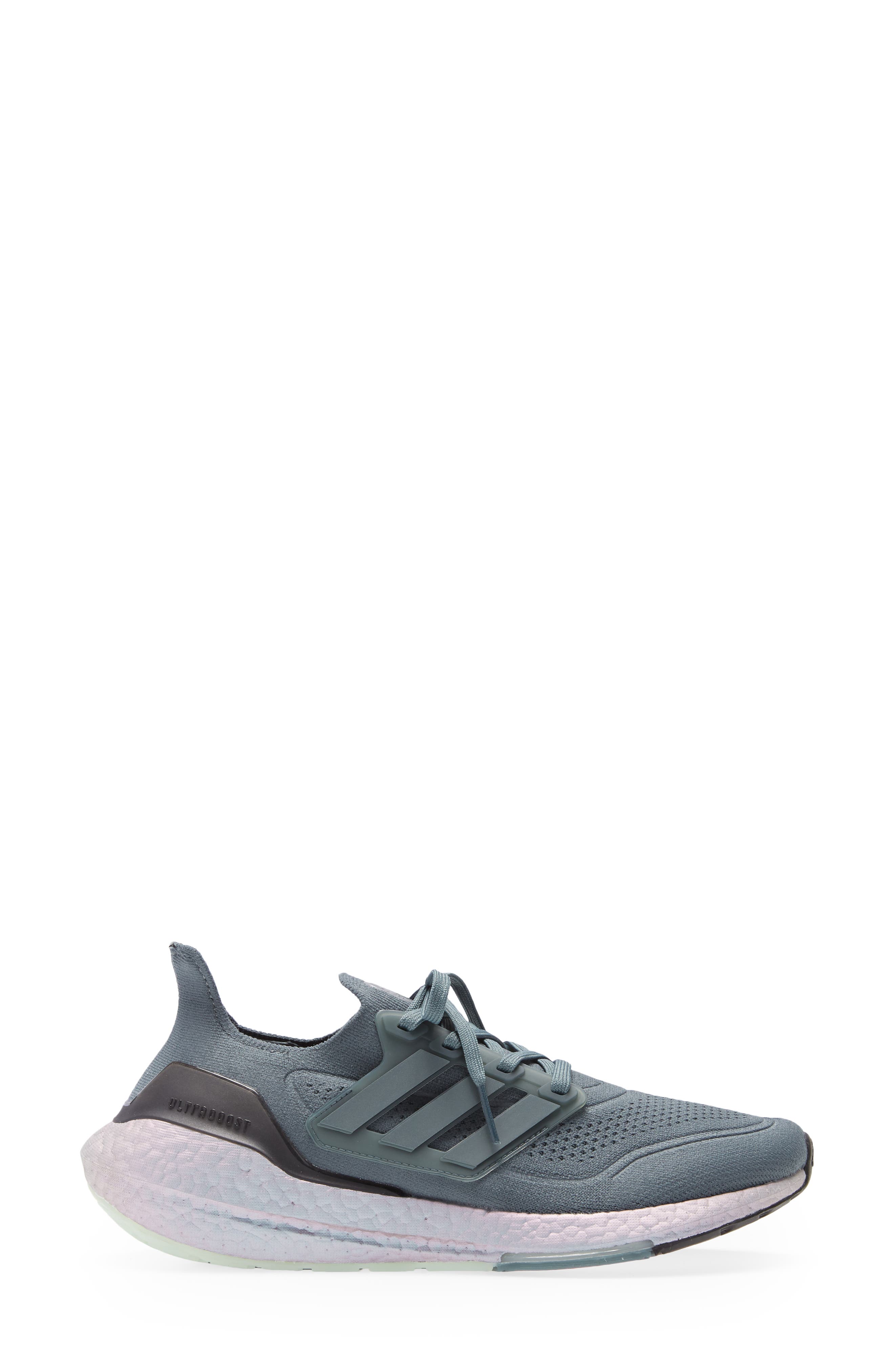 UltraBoost 21 Primeblue Running Shoe, Alternate, color, BLUE OXIDE/ HAZY GREEN