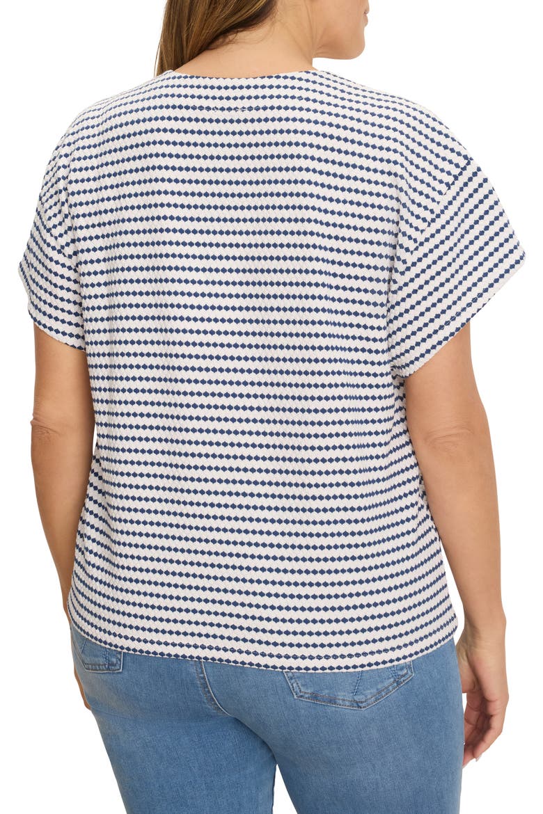 Diamond Stripe Top, Alternate, color, INDIGO MULTI