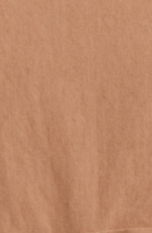 Treasure & Bond Lived In Cotton Button-up Shirt In Brown