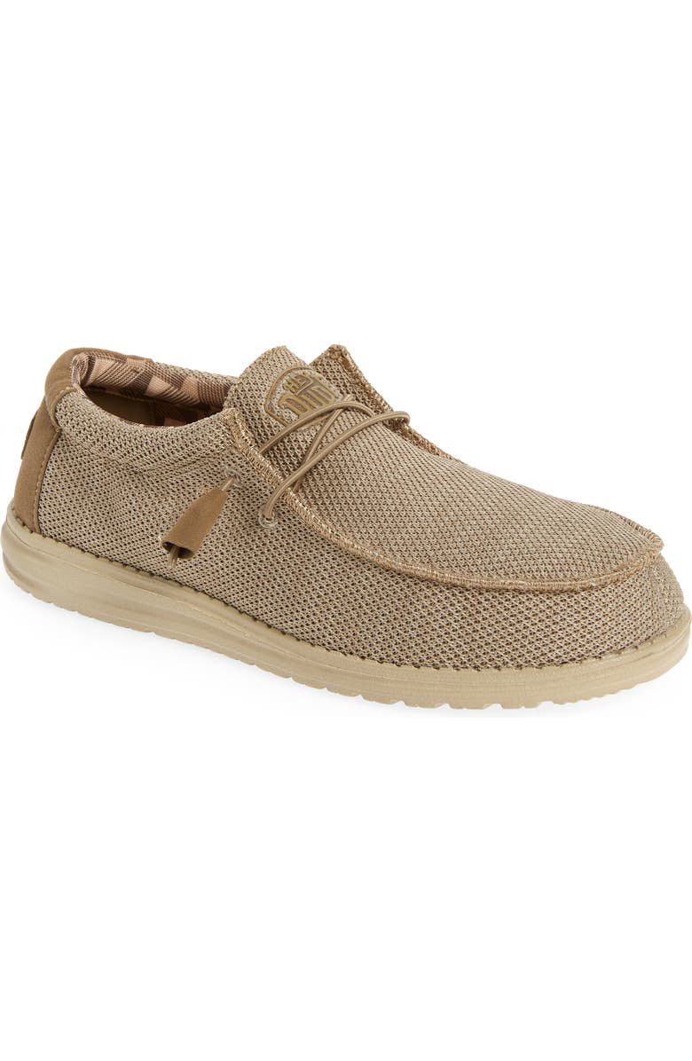 Hey Dude Wally Slip-On Shoe, Main, color, Beige