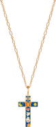 Karma and Luck Infinite Trust Cross Charm Necklace