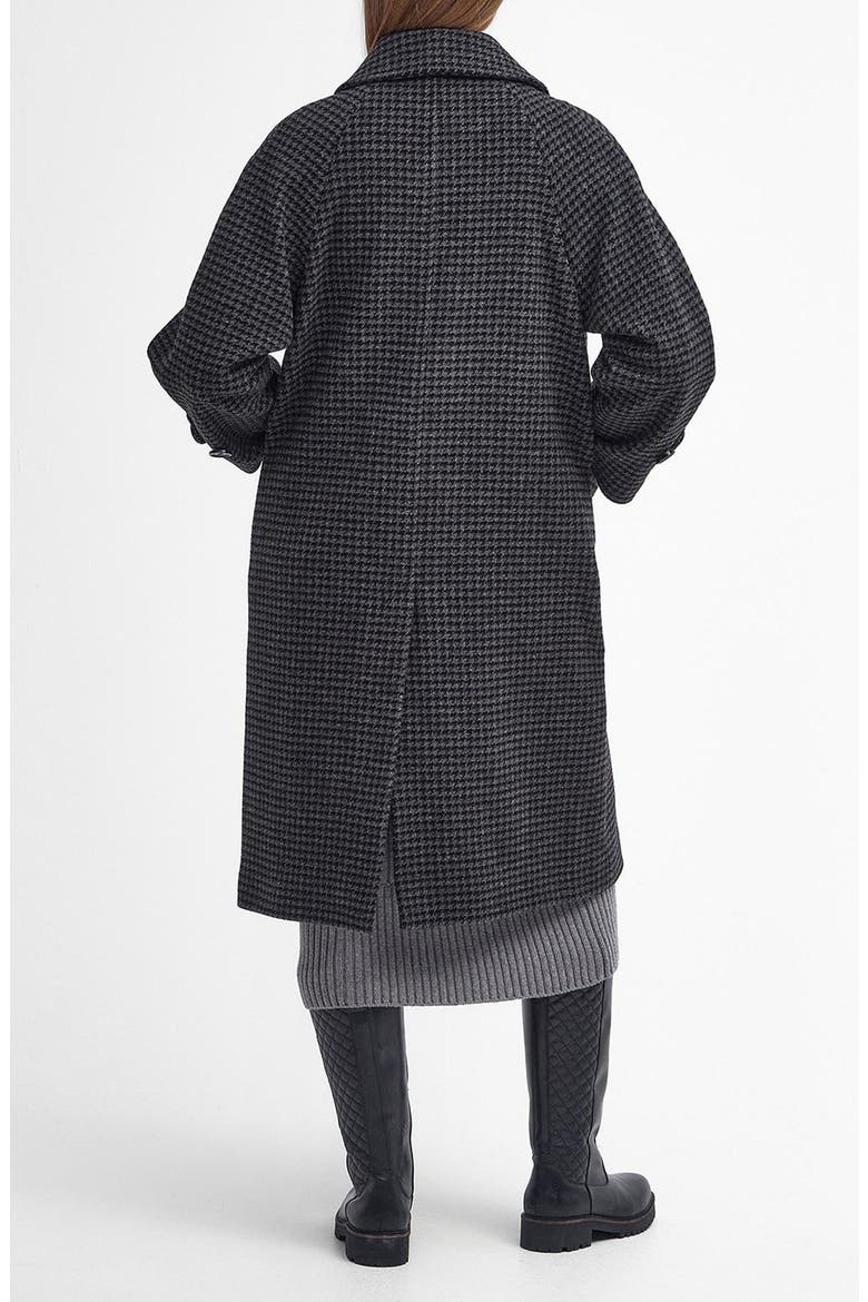 Veronica Houndstooth Check Wool Coat, Alternate, color, CHARCOAL DOGTOOTH