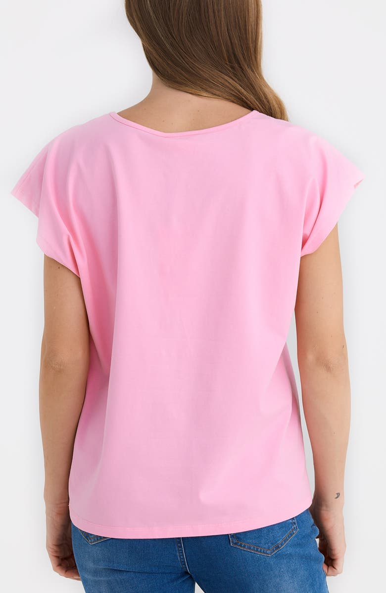 Talisman the Label Sora Dolman Sleeve Cotton T-Shirt, Alternate, color, Pink